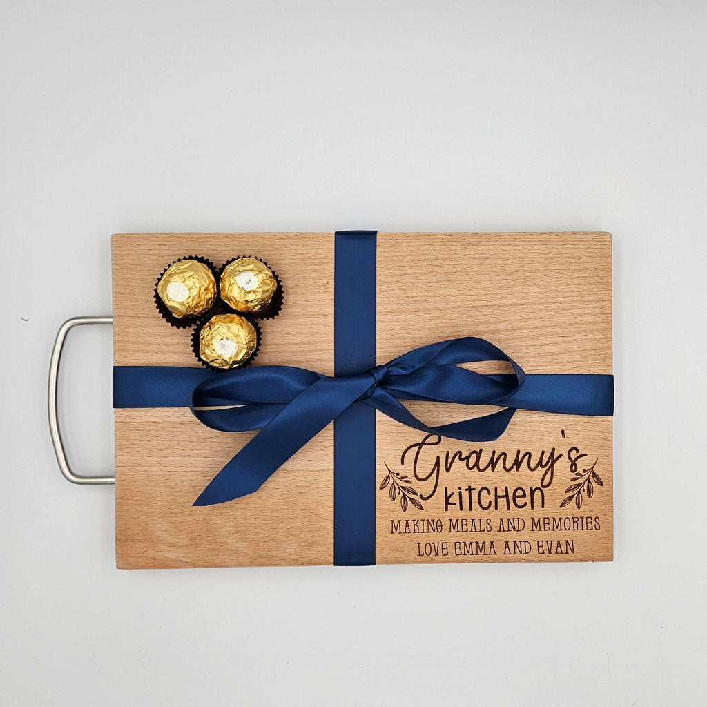 Personalised chopping boards