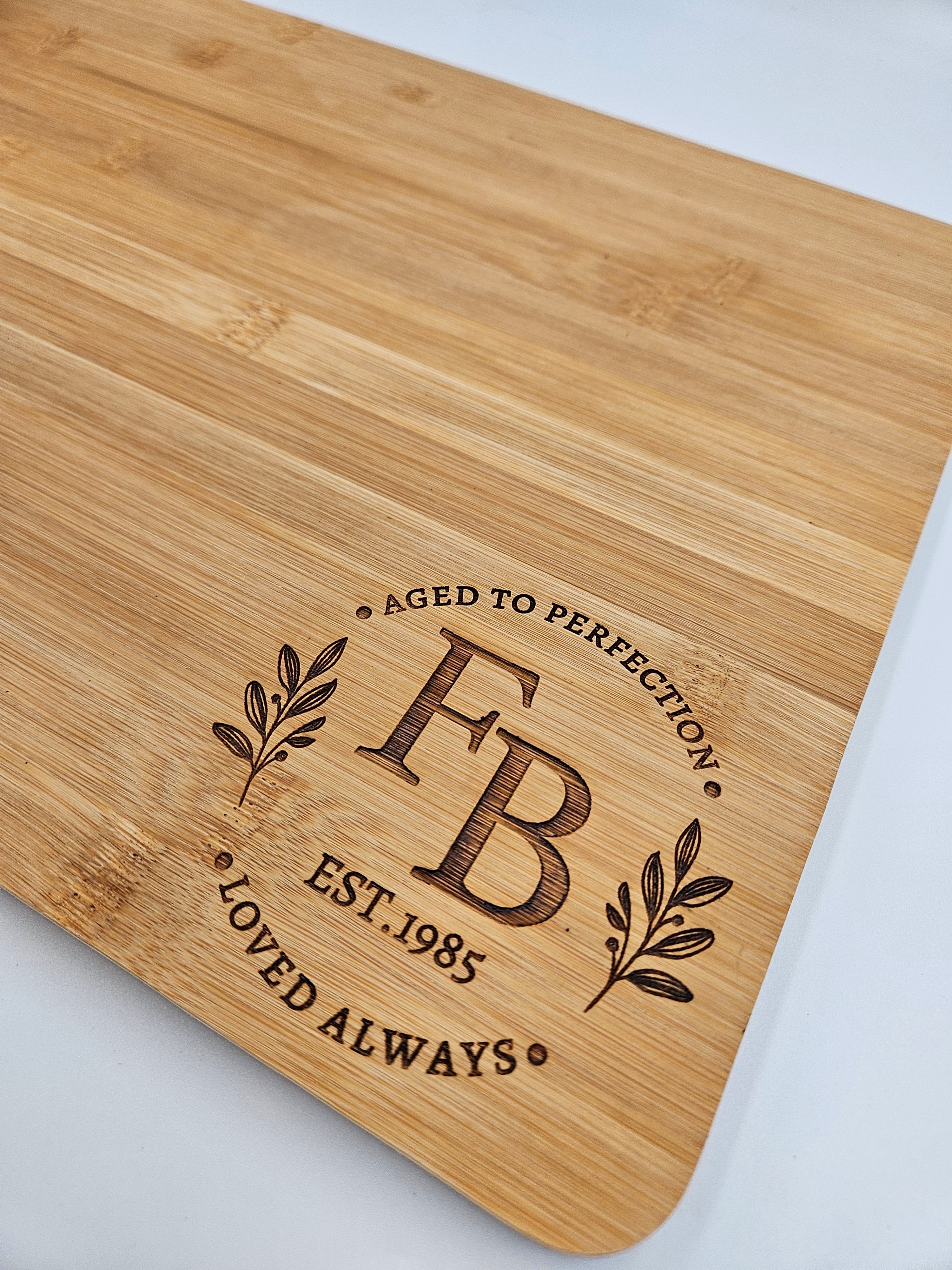 Personalised chopping boards