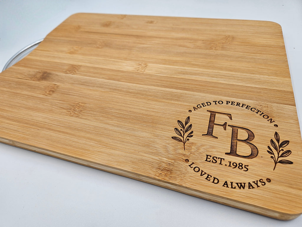 Personalised chopping boards