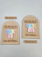 Classroom First day / Last day boards