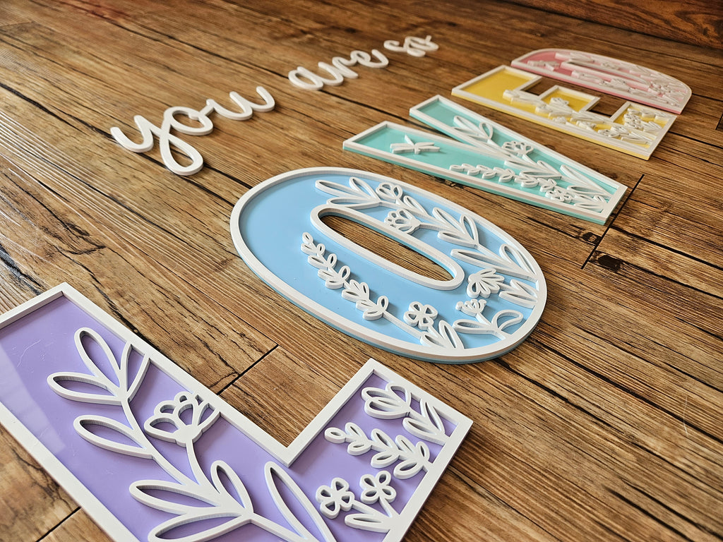 You are so loved wall quote