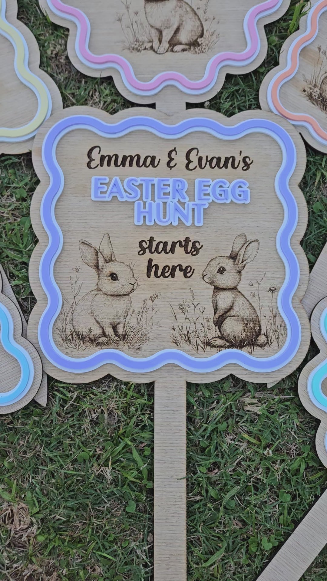 Easter Hunt Signs Bundle