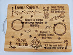 Santa snack board