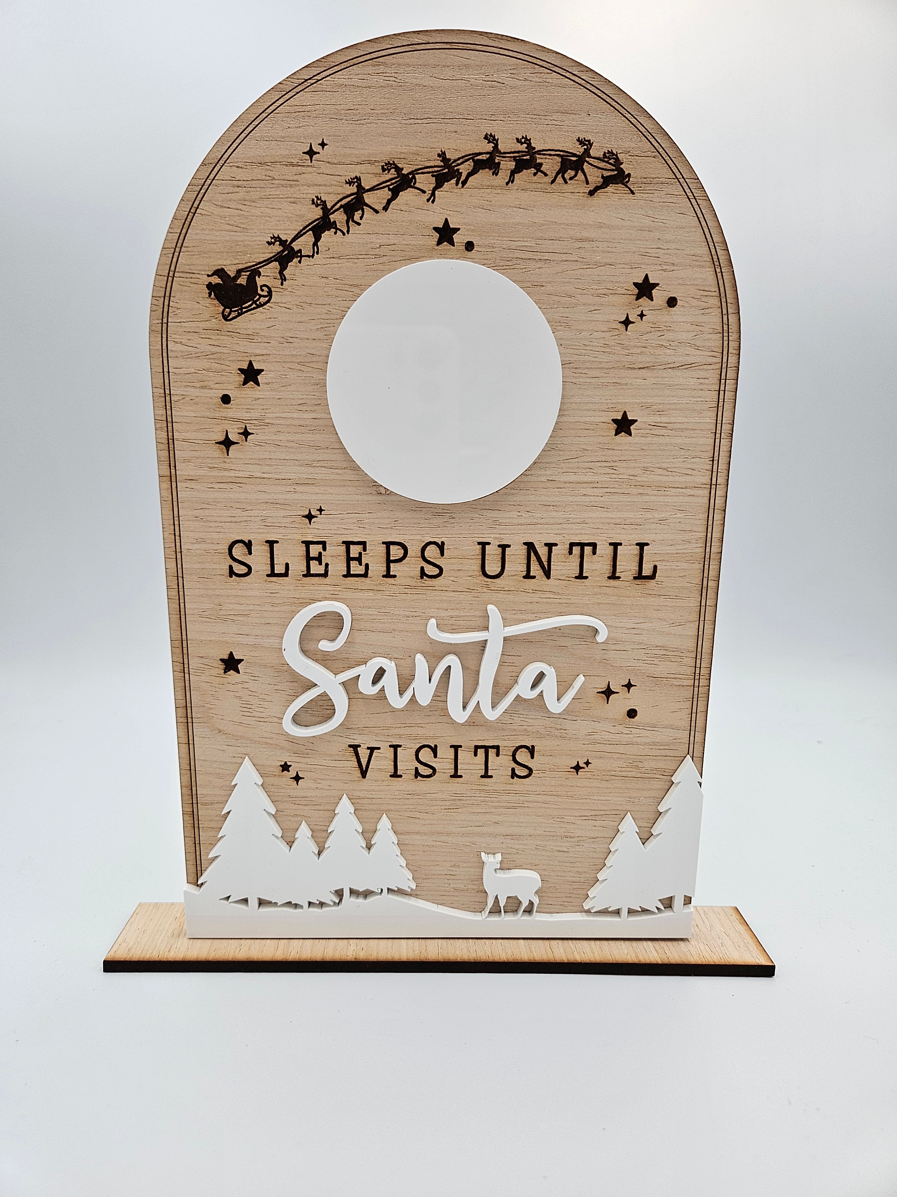Christmas Countdown Sign