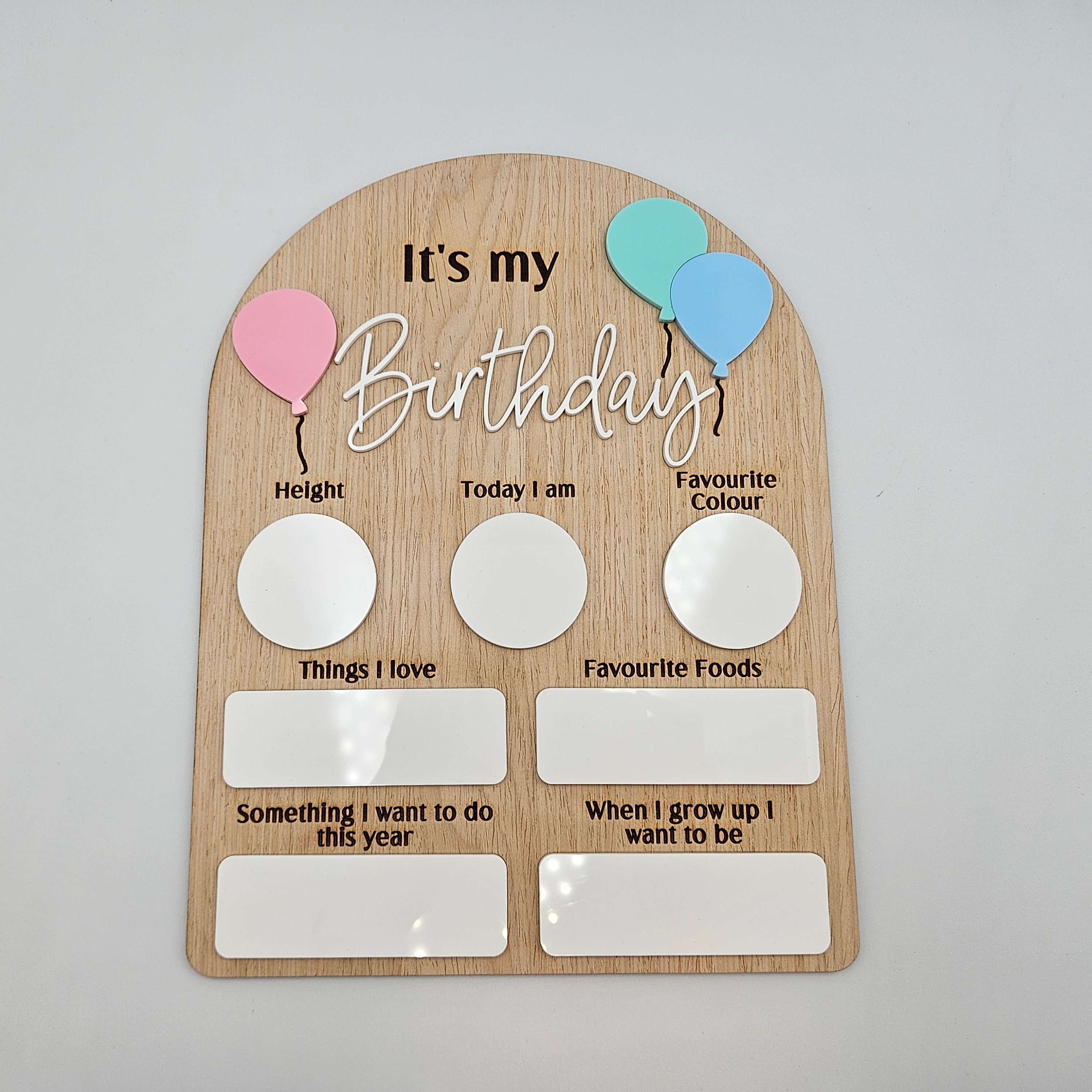 Birthday Memory Board