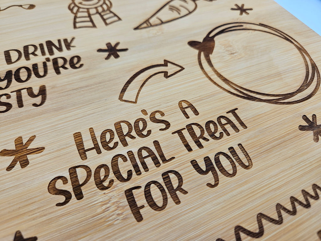 Santa snack board
