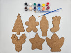 Paint your own Christmas ornaments activity