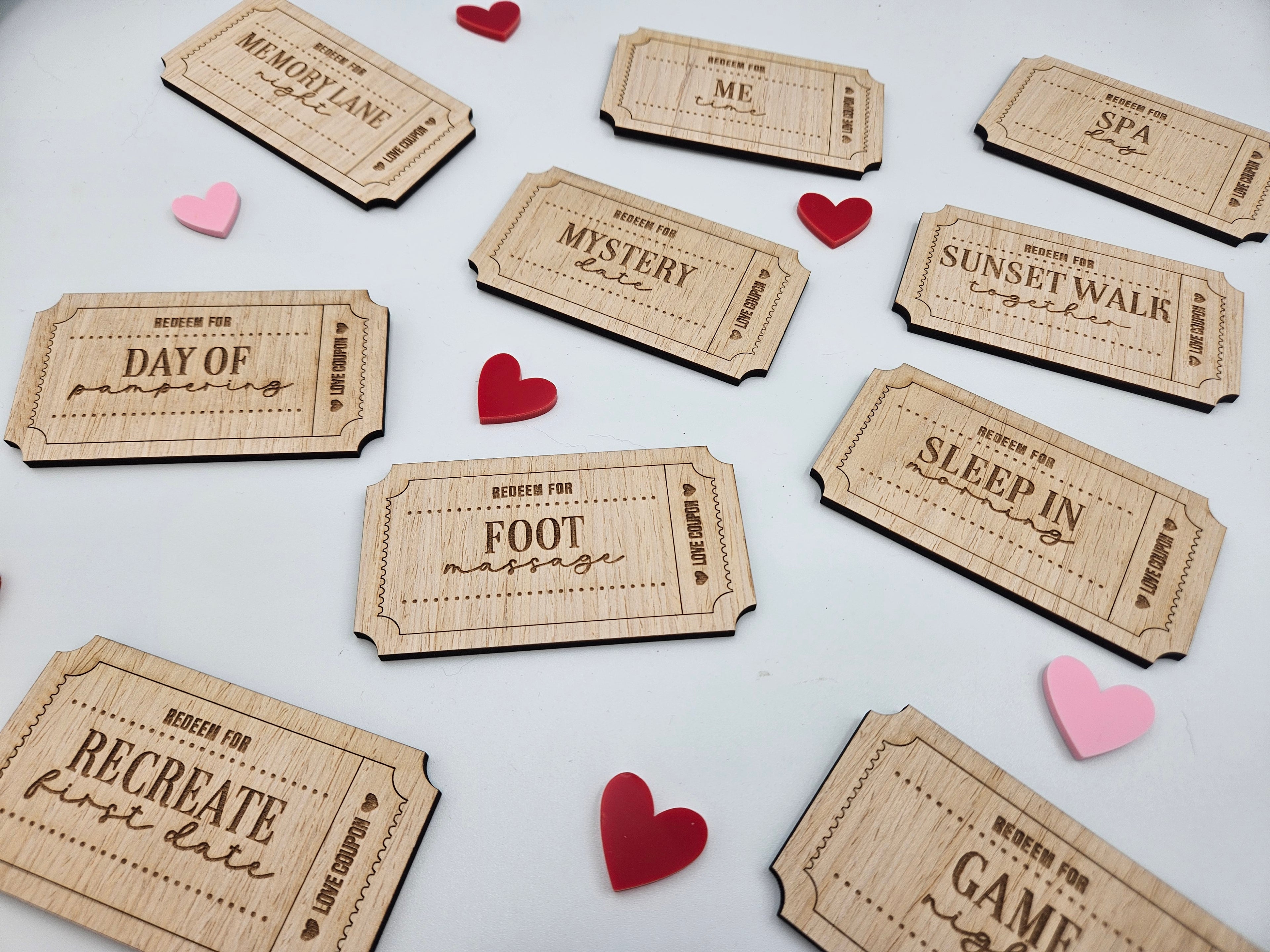 Valentine's Day Couples Coupons - 10 coupons