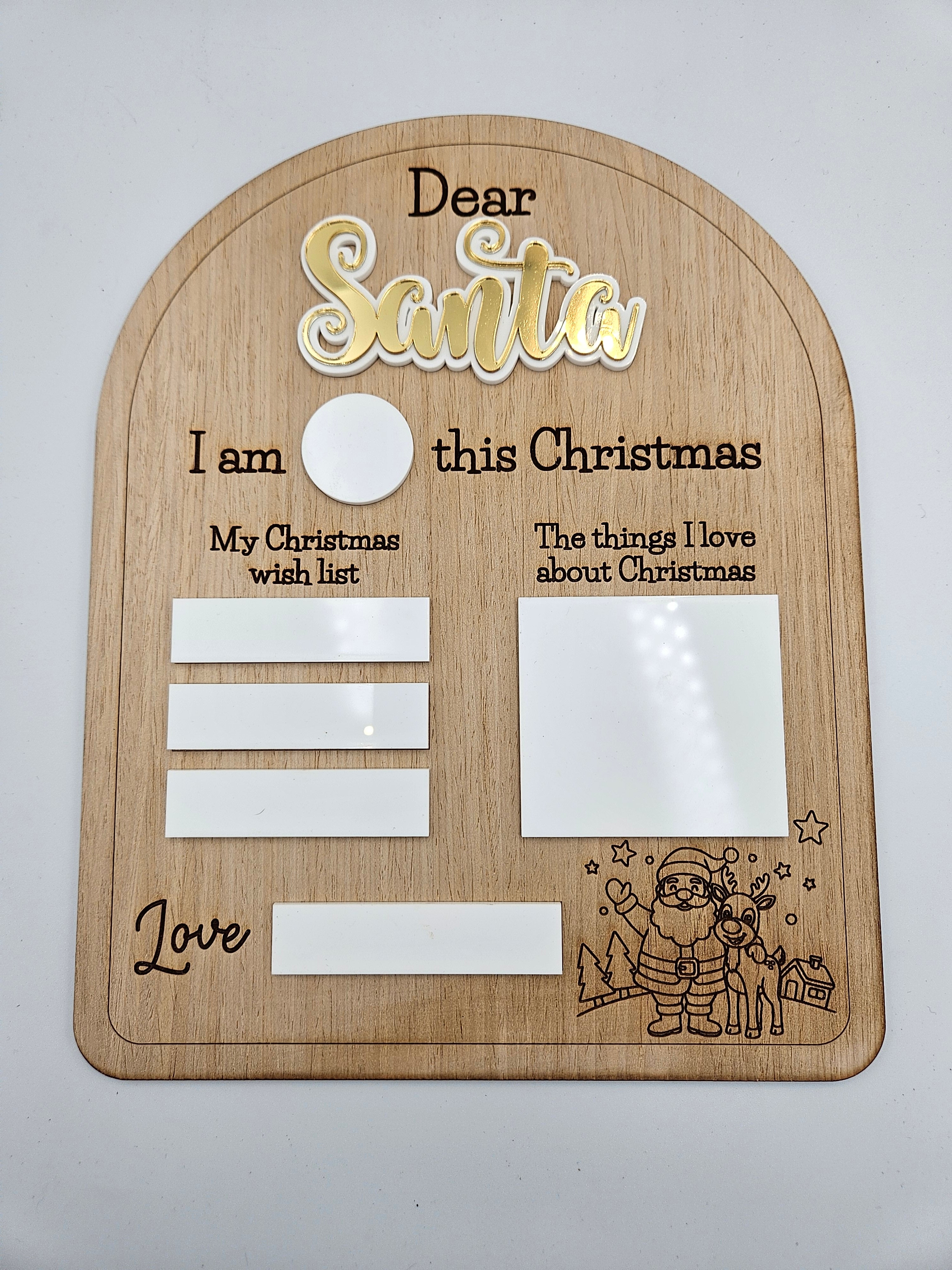 Santa Wish List Board