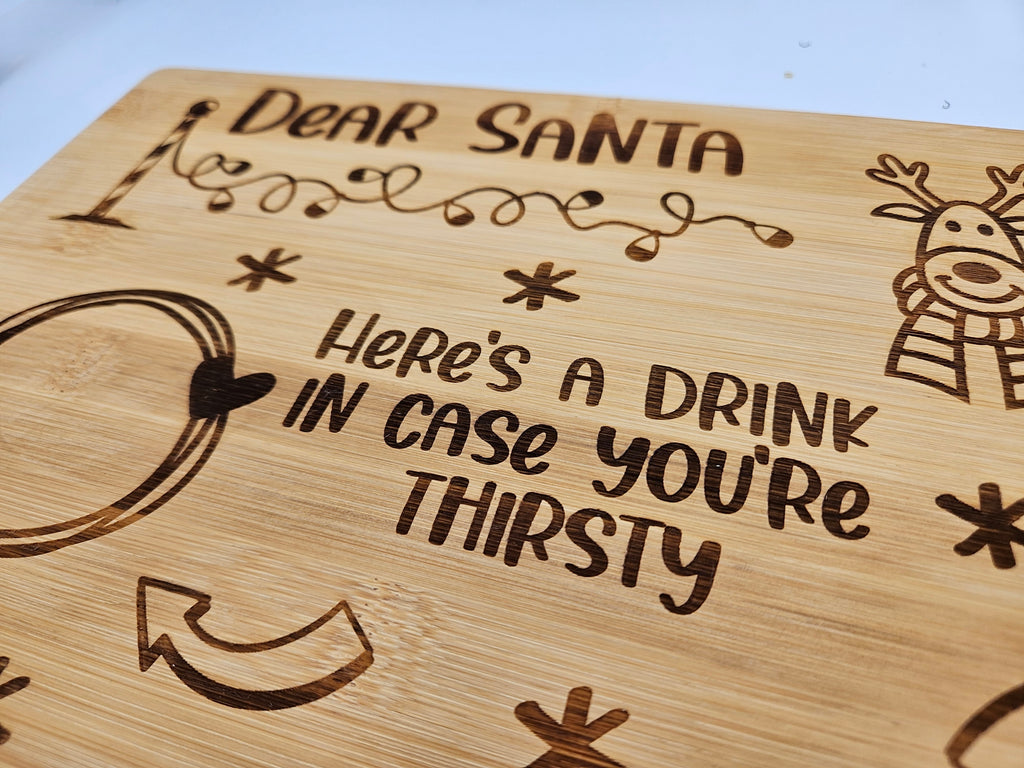 Santa snack board
