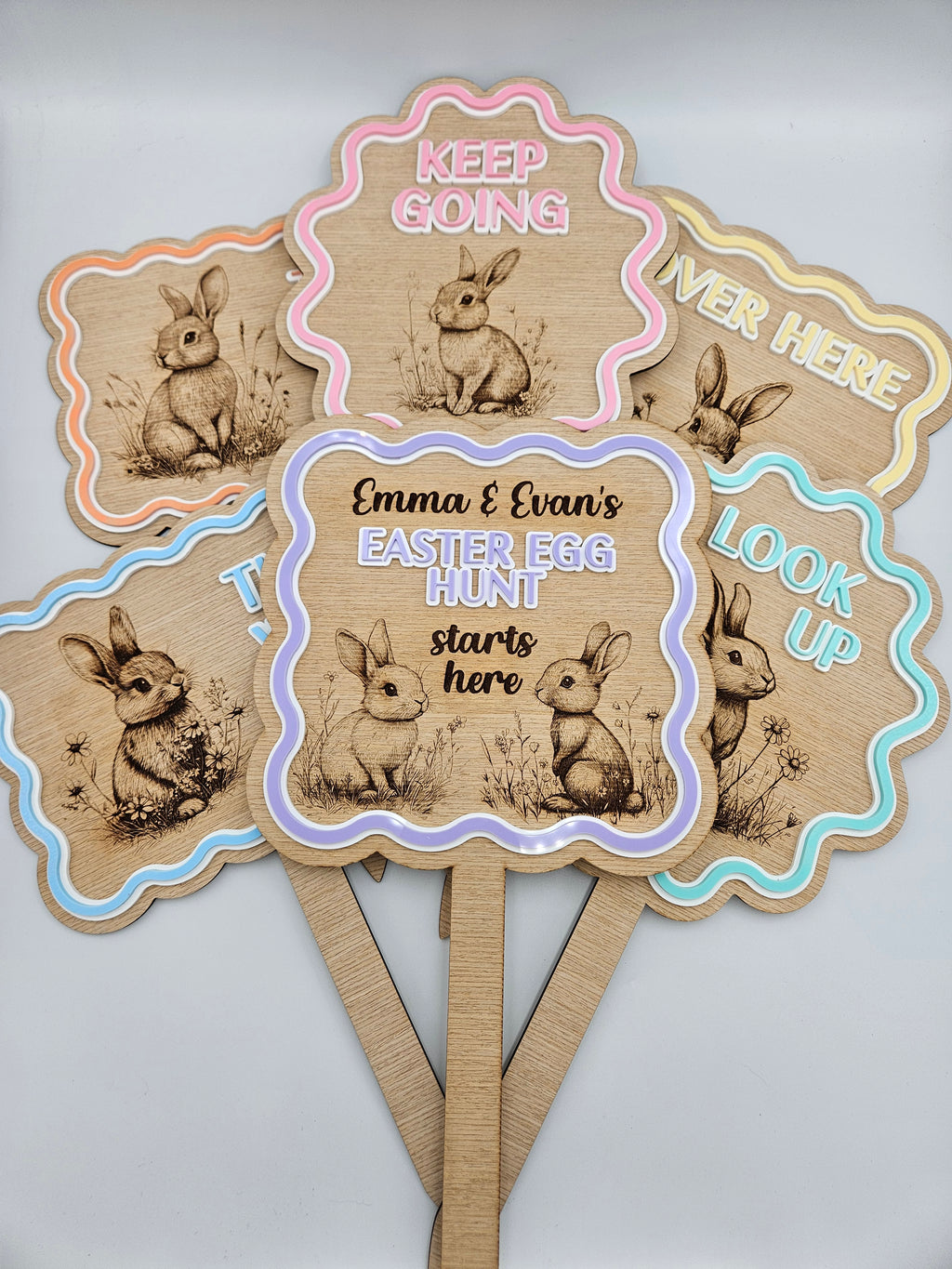Easter Hunt Signs Bundle