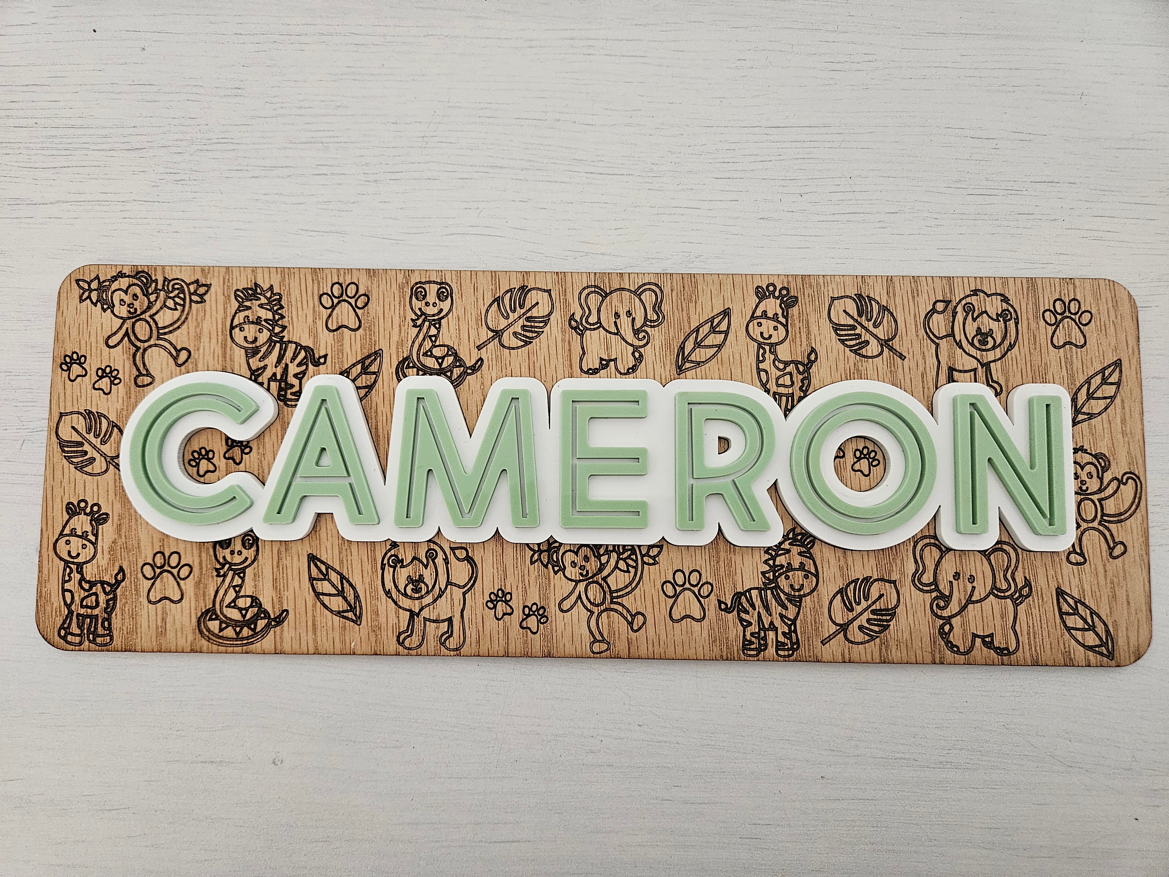 Personalised Name Plaque