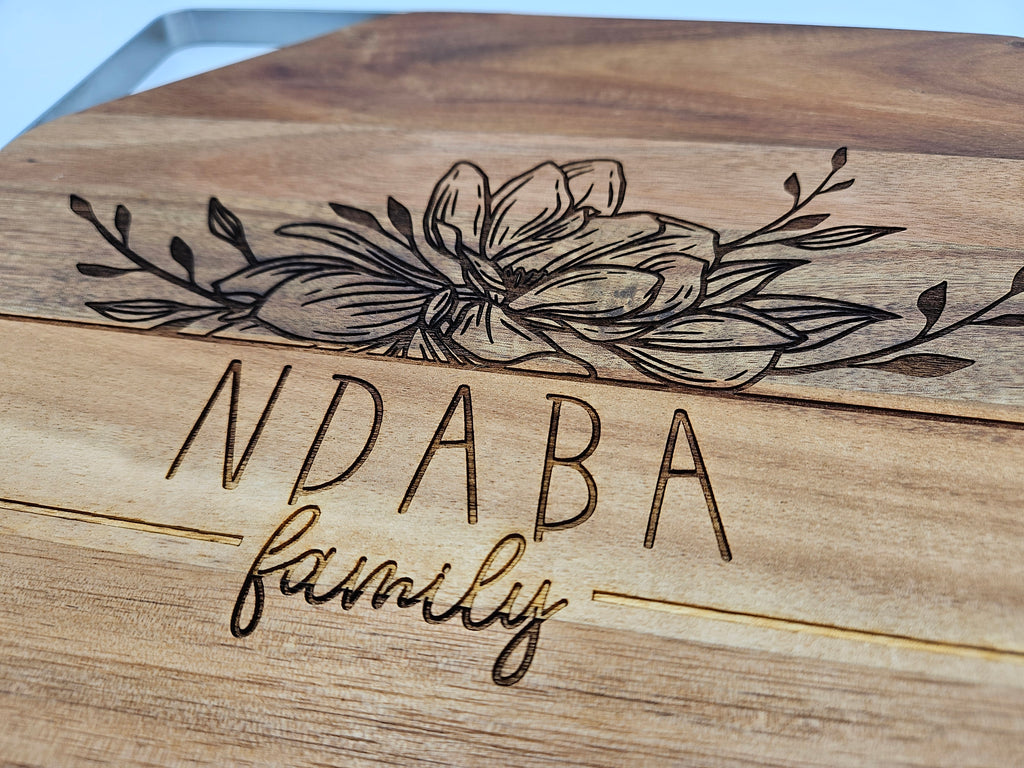Personalised chopping boards