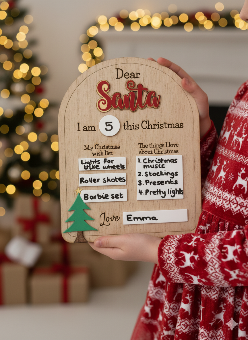 Santa Wish List Board