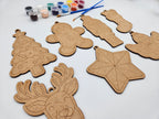 Paint your own Christmas ornaments activity