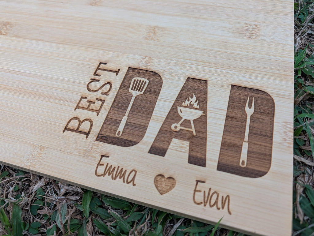 Best Dad personalised braai board