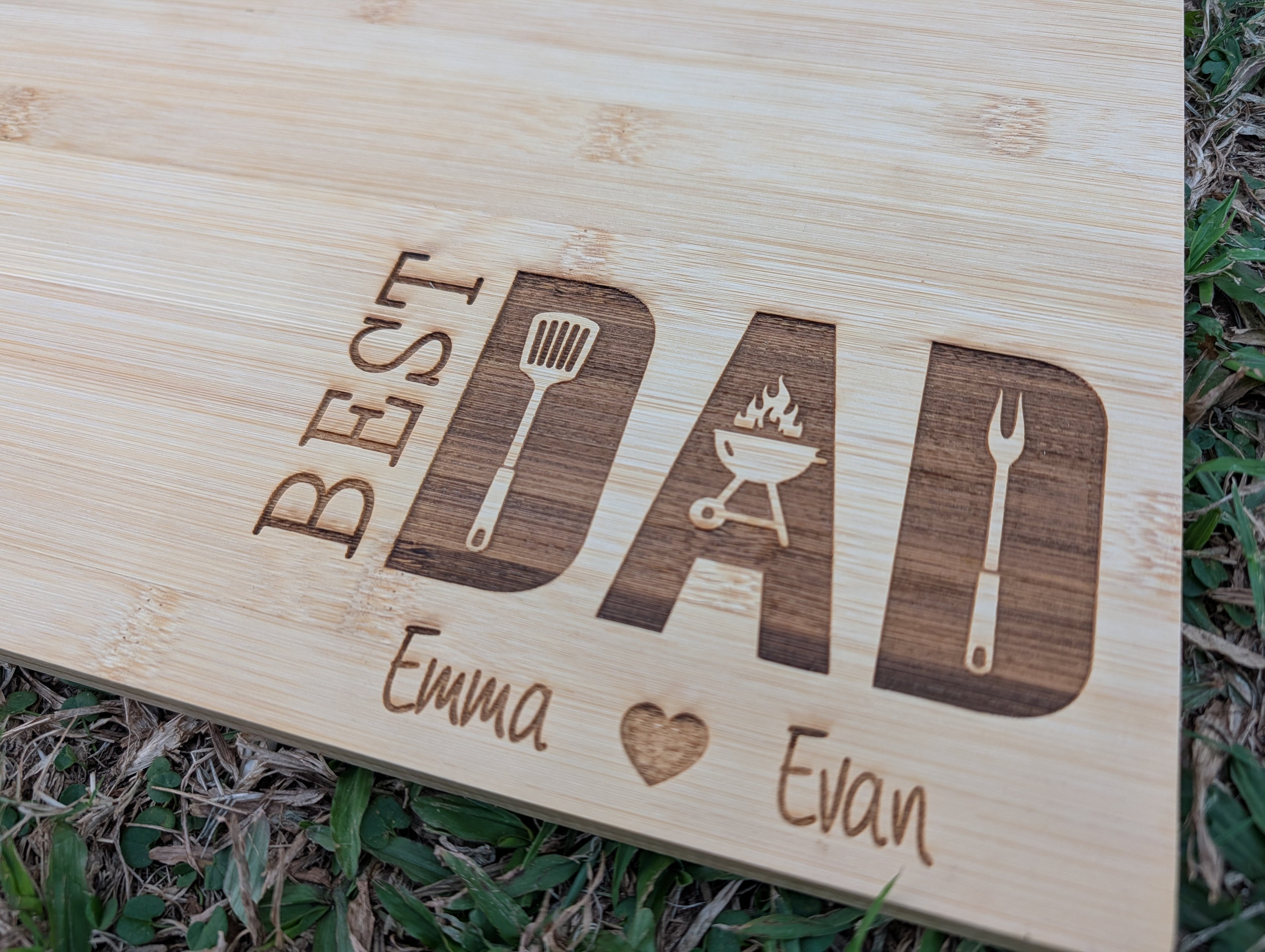 Best Dad personalised braai board