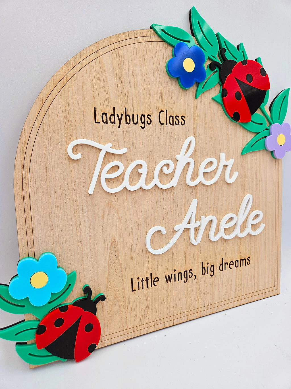 Teacher appreciation plaques