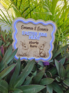 Personalised Easter Hunt sign