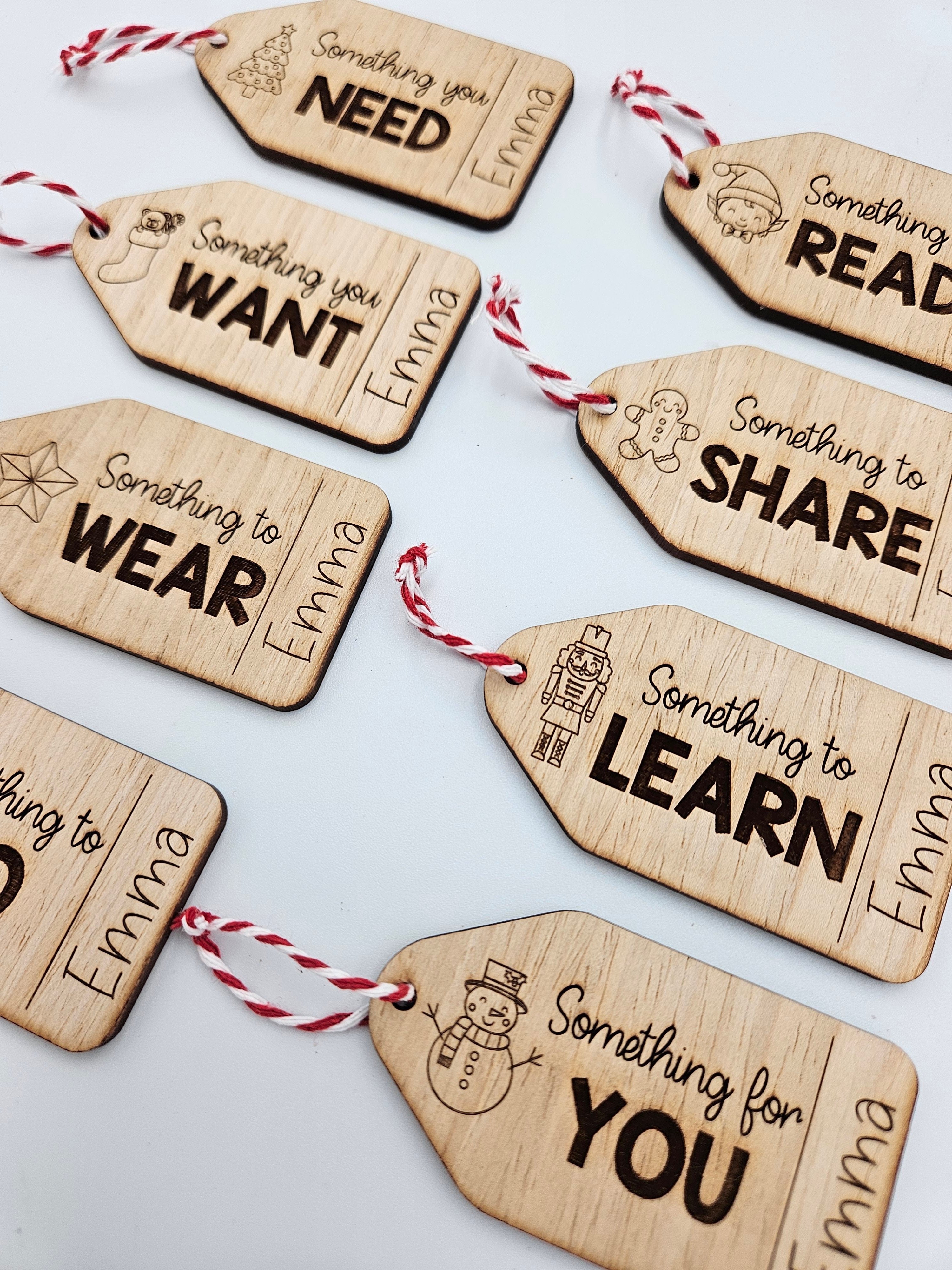 Reusable gift tags