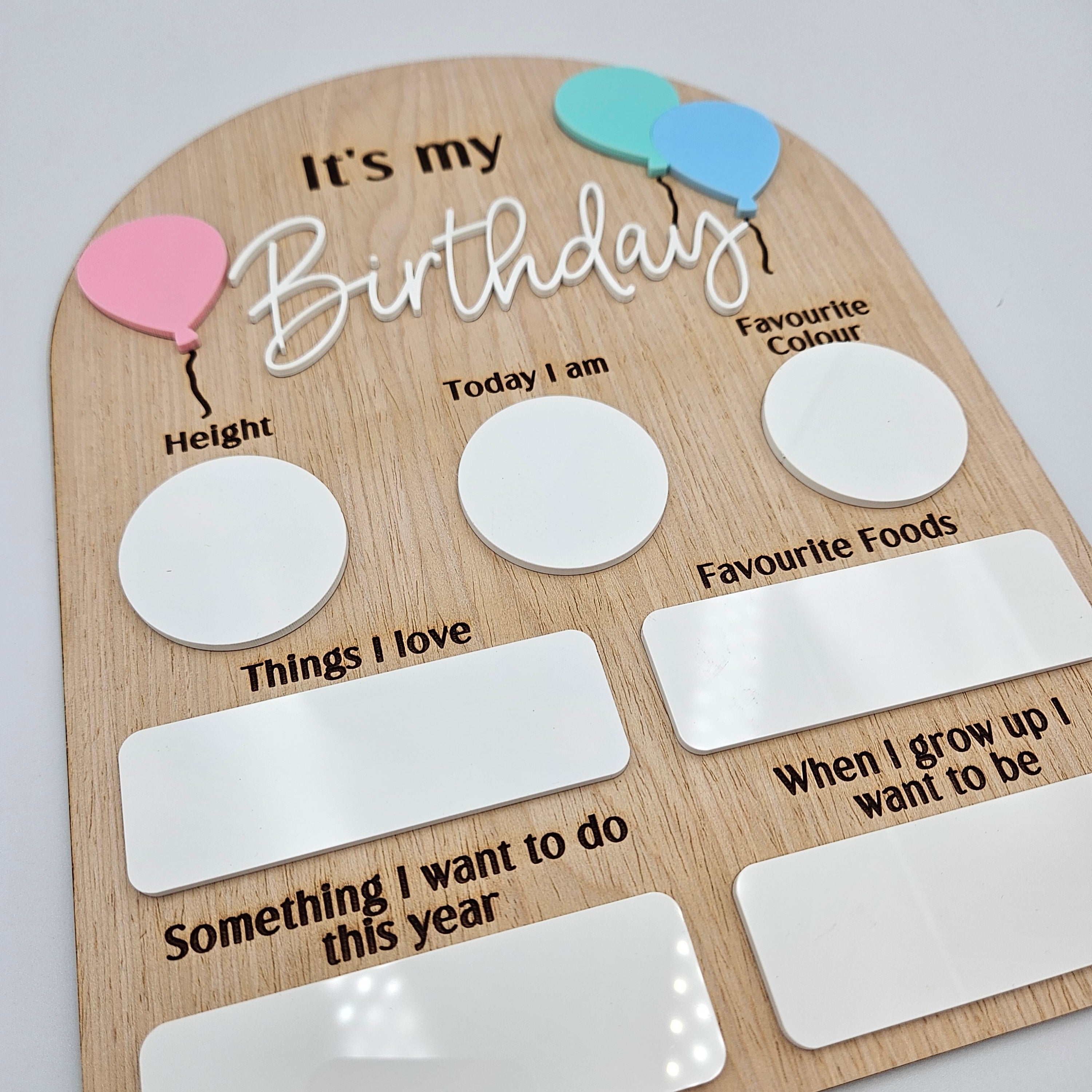 Birthday Memory Board