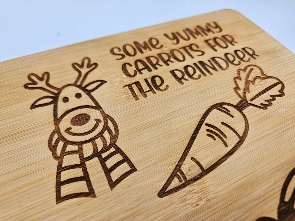 Santa snack board