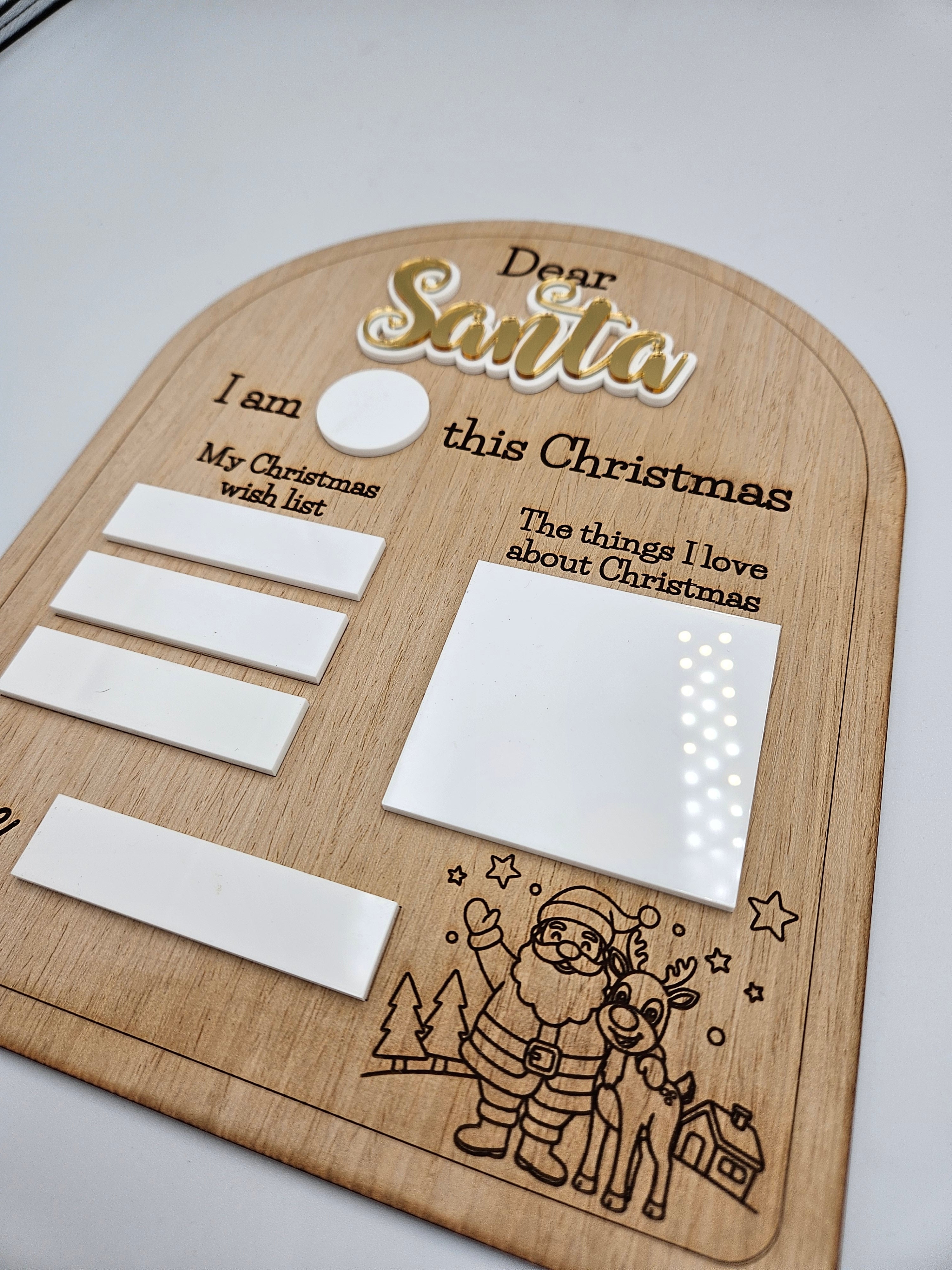 Santa Wish List Board