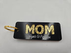 Floral keyring personalised