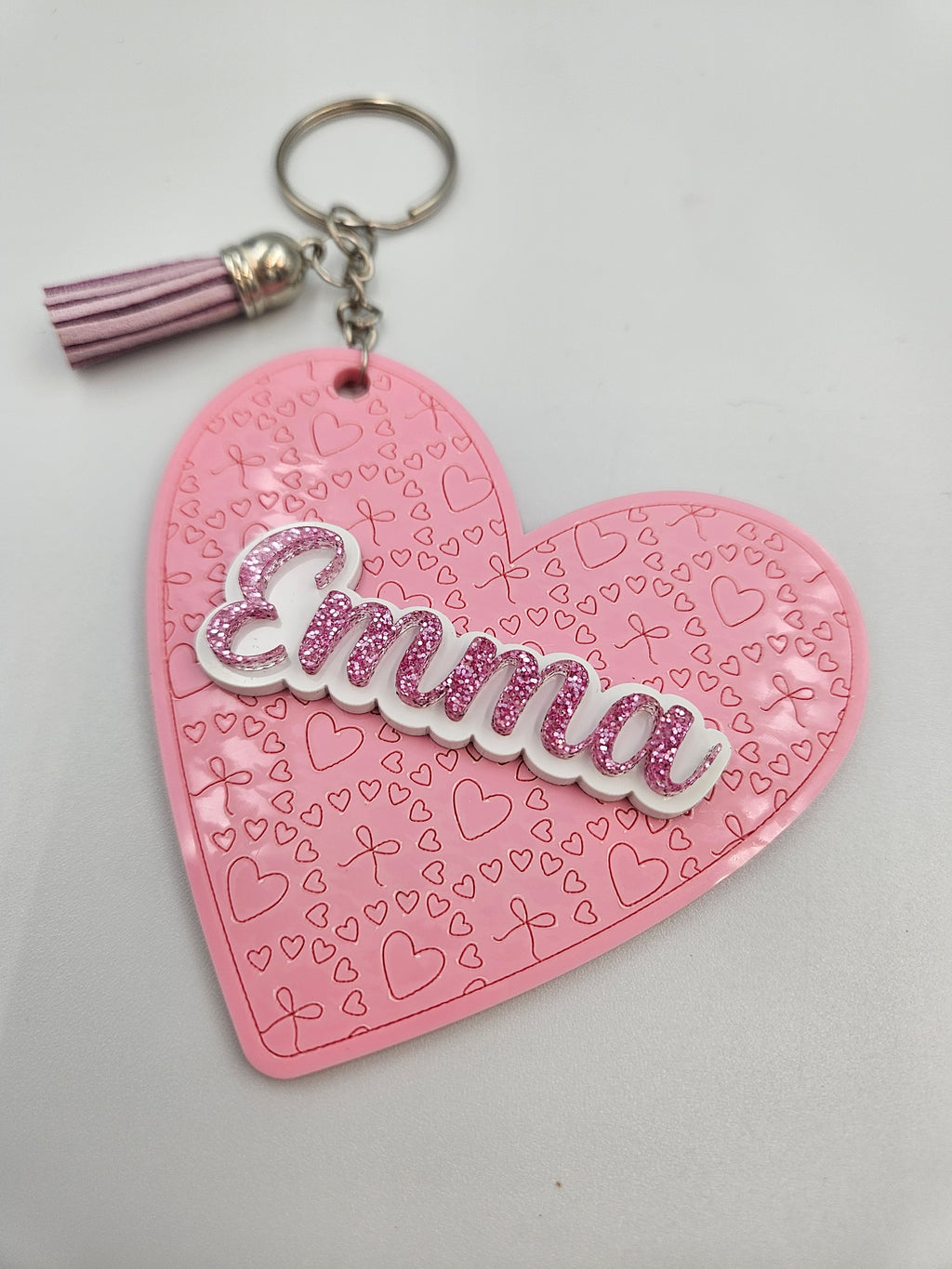 Heart keyring