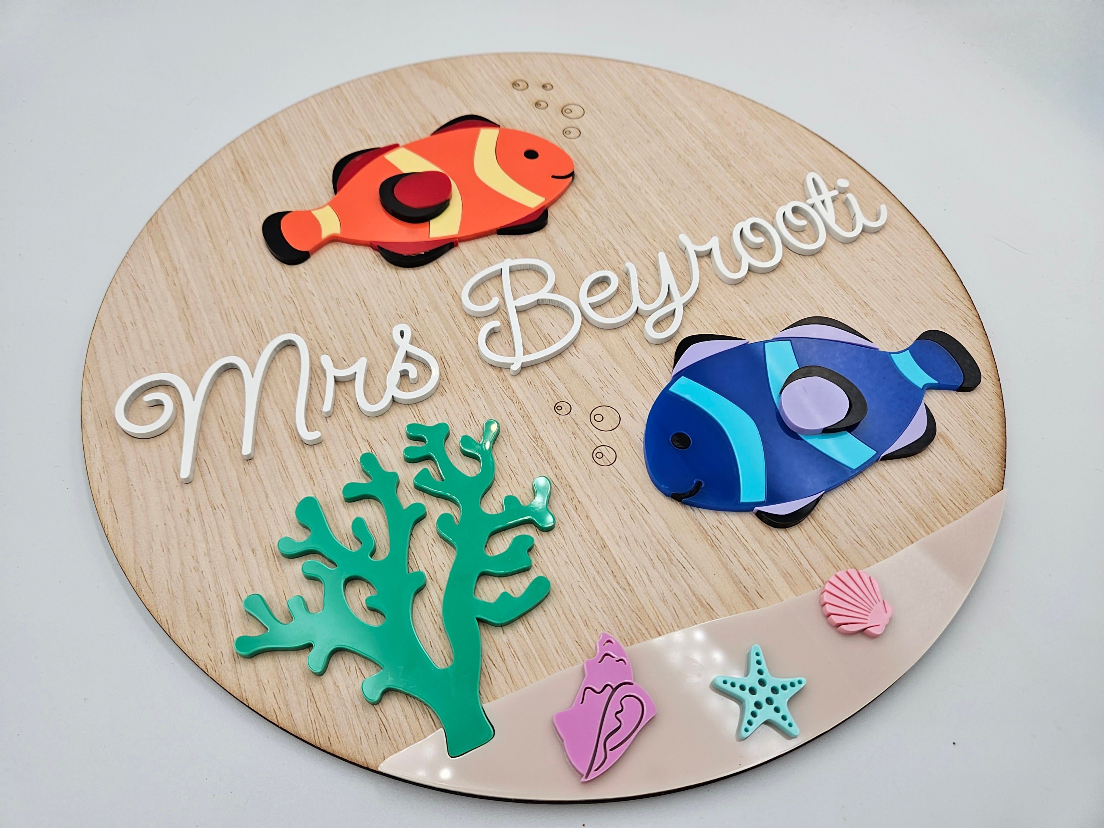 Teacher appreciation plaques