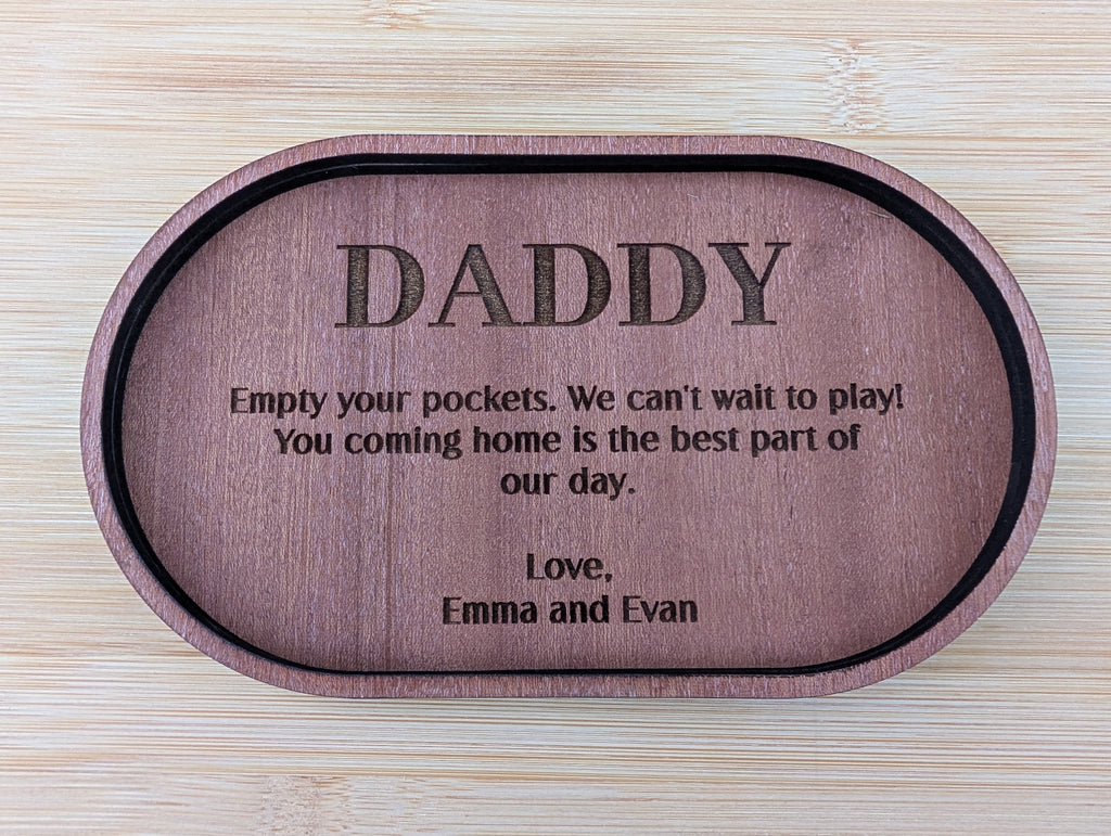 Personalised Coming Home Catch-all Tray