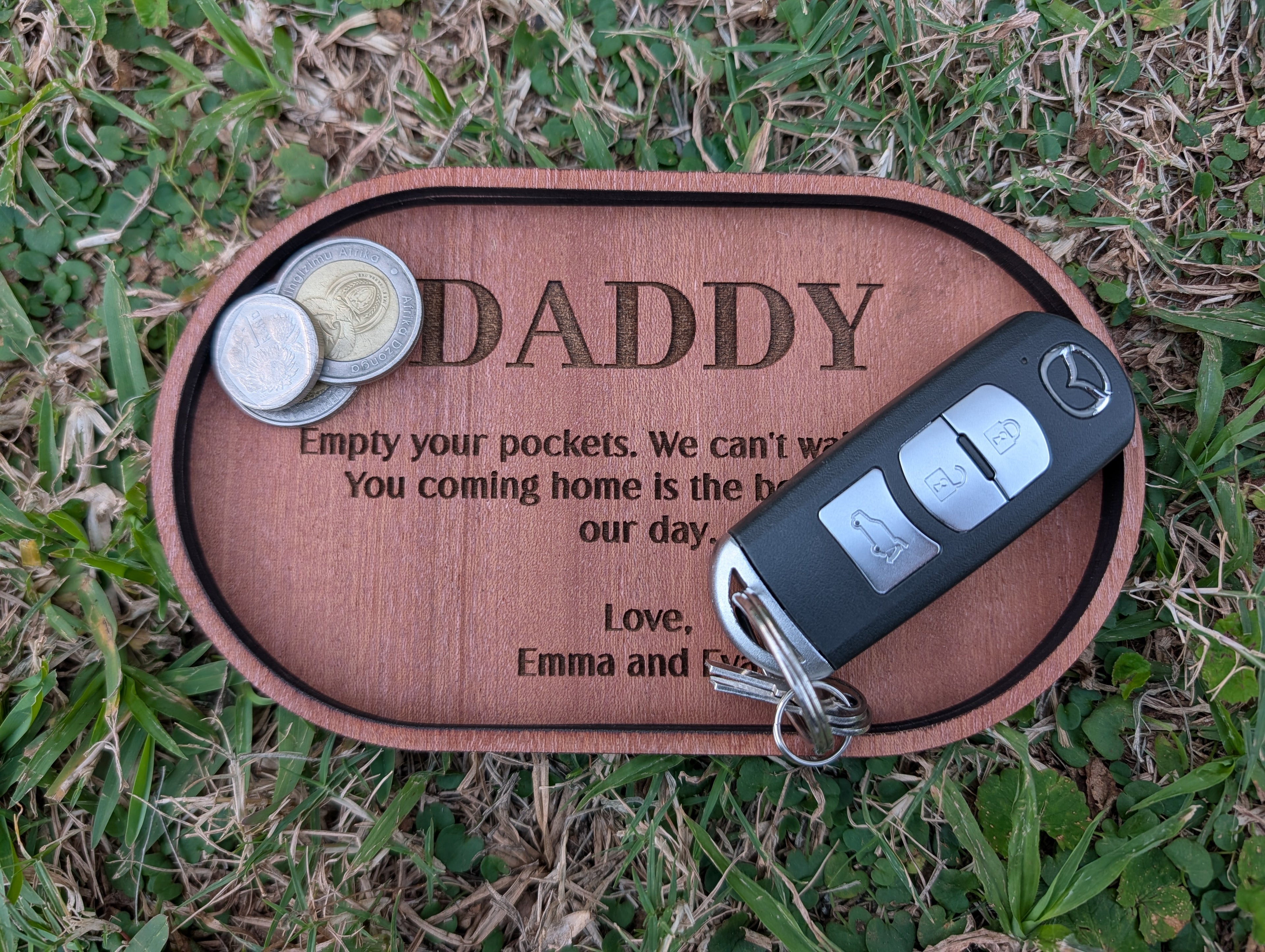 Personalised Coming Home Catch-all Tray