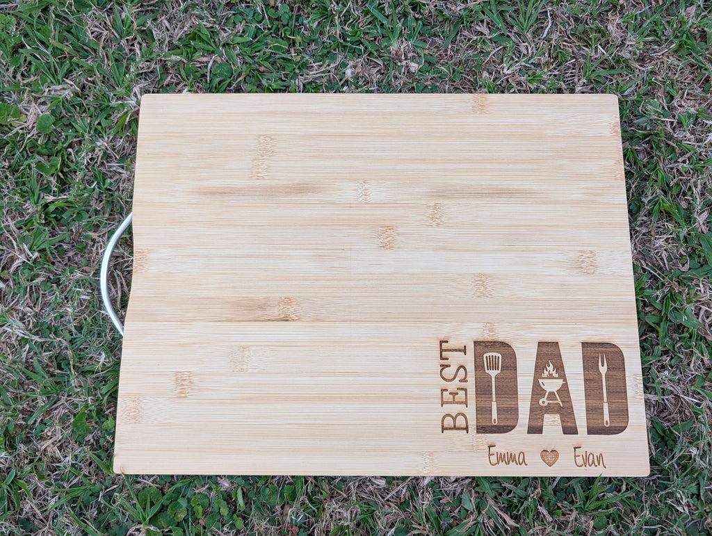 Best Dad personalised braai board